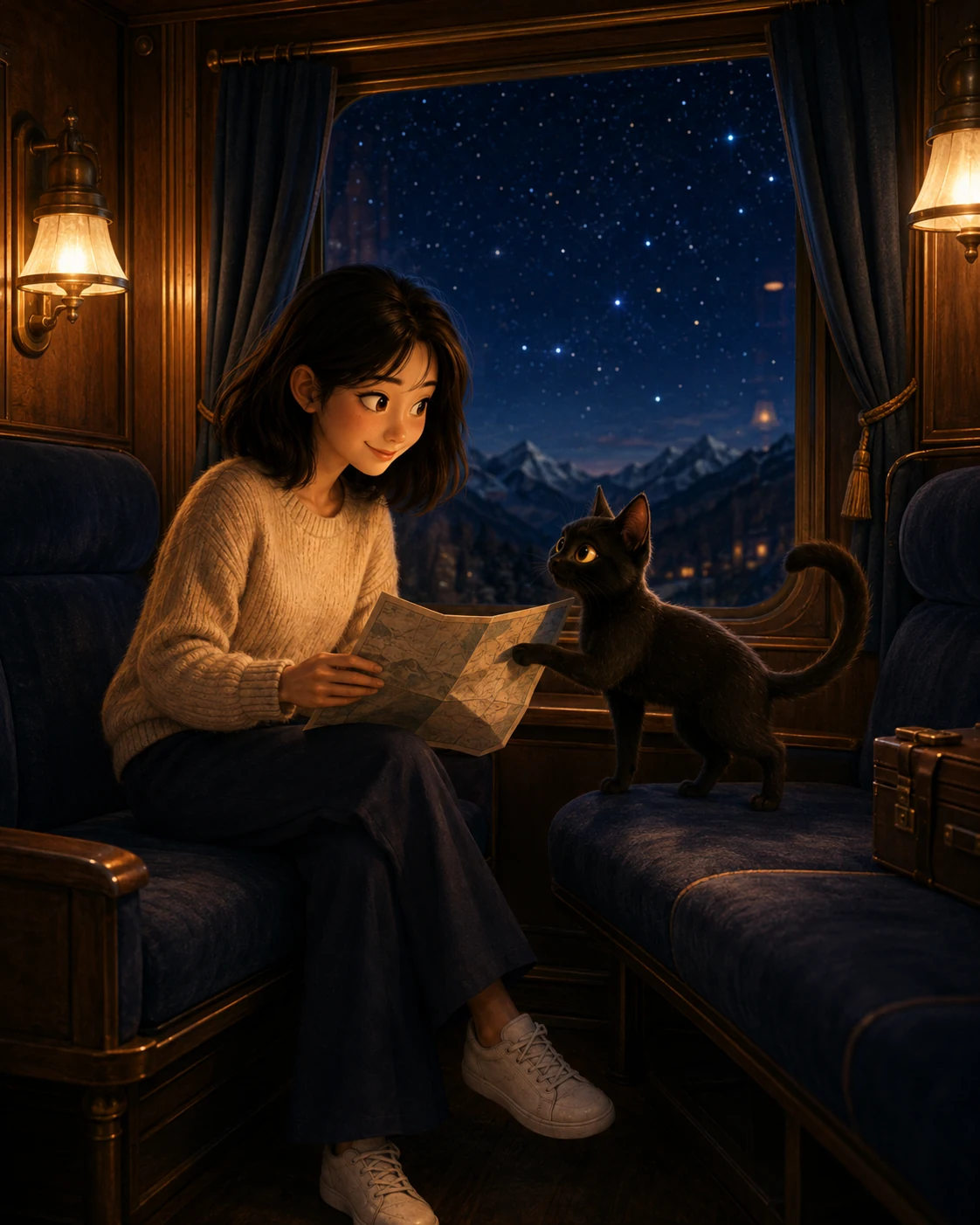 03 · The Star Train: 혜 언니와 Lumi가 함께하는 cinematic storybook scene