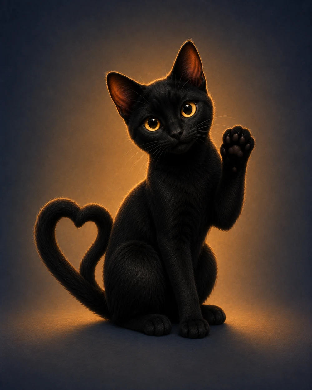 05 · 인사 자세의 전신 Lumi black cat character